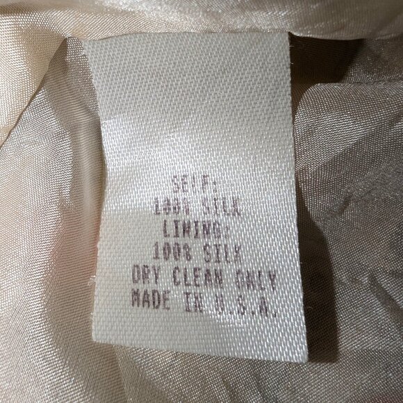 VINTAGE Nanette Lepore | Silk Floral Coquette Rose Print Trumpet Skirt	 | Size 4 - Picture 10 of 11